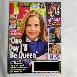 US Weekly Magazine May 16 2022 Princess Charlotte Met Gala Renee Zellweger